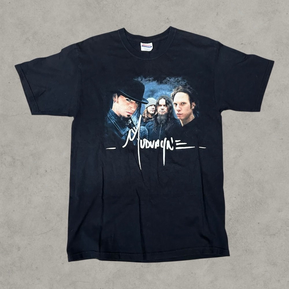 Vintage Mudvayne Shirt Mens Medium Black Y2K Heavy Metal‎ Nu Band Rare 2000s